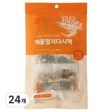 석하 멸치랑새우랑다시마 해물멸치다시팩 미니, 64g, 6개