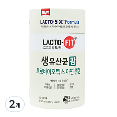Chong Kun Dang 鍾根堂 LACTO-FIT 腸道乳酸菌 LACTO-FIT 活性乳酸菌 腸道益生菌 60p, 120g, 2個