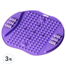 라온템 홈트 발맛사지 지압매트, 퍼플, 3개