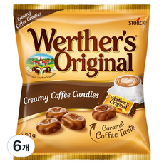 웨더스오리지날 크리미 커피 캔디, 80g, 6개