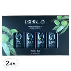 오로바일렌 엑스트라 버진 올리브 오일 피쿠알 25ml x 6p 세트, 2세트