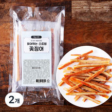 한봉씩 개별포장된 찢어먹는 스트링 꽃징어 20개입, 180g, 2개