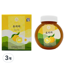 제주앤팜 유자차, 200g, 1개입, 3개