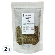 상생촌 유기농 청차조, 400g, 2개