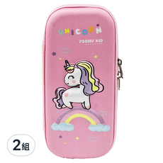 兒童鉛筆盒 2個, 顏色隨機, 2組