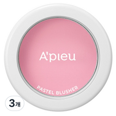 어퓨 파스텔 블러셔 4.3g, PK10 Berry Pink, 3개