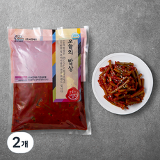 오늘의밥상 양념 마늘쫑지, 1kg, 2개