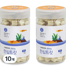 STANDBYME 반려동물 안심트릿 동결건조 간식, 북어, 40g, 10개