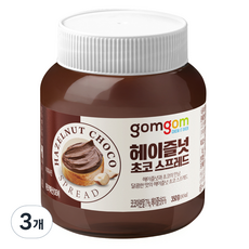 곰곰 헤이즐넛 초코 스프레드, 350g, 3개