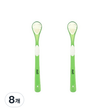 오픈스페이스 2in1 휴대용 혀클리너 그린, 50g, 8개
