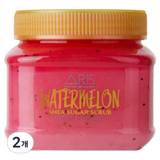 아리스 시어 슈거 바디스크럽 워터멜론, 510g, 2개