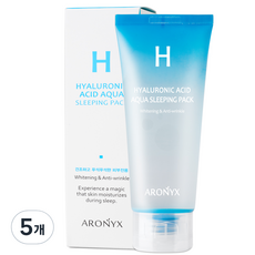 ARONYX 玻尿酸水漾睡眠面膜, 5個