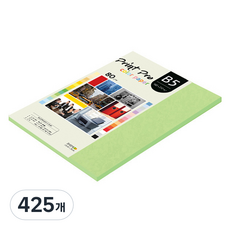종이문화 프린트프로 칼라복사지 80g No 12 그린, B5, 425개