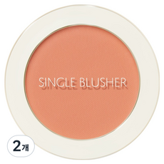 더샘 샘물 싱글 블러셔 5g, CR03 선샤인 코랄, 2개