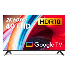 이스트라 FHD LED 구글 스마트TV, 40인치, AN400FHD, 스탠드형, 고객직접설치
