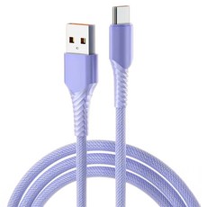 Kolin 歌林 充電線 KEX-DLCP119, 1.2m, 1條, 紫色