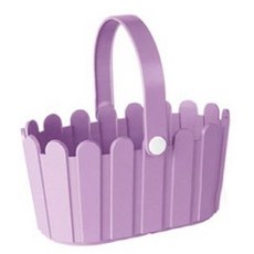 엠사 바구니화분커버, 연보라, 1개