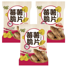 Pop-Smile 卡滋 蕃薯脆片 梅子口味 全素, 70g, 3包