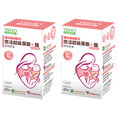 悠活原力 悠活葉酸 甘胺酸亞鐵植物膠囊, 60顆, 2罐