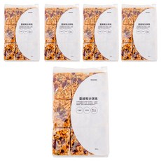 HOLA 和樂家居 黑糖沙琪瑪 蔓越莓堅果 9入, 360g, 5袋