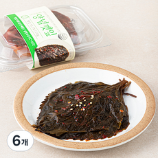 정성식품 양념깻잎, 110g, 6개