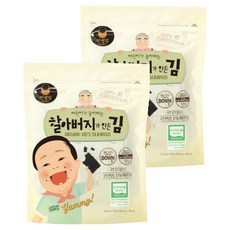 만전김 유기가공식품 인증 할아버지가 만든 김, 56g, 2개