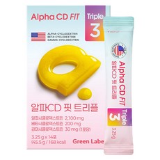 GC녹십자웰빙 알파CD 핏 트리플 14p, 45.5g, 1개