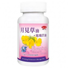 good Life 得意人生 琉璃苣月見草油, 60顆, 1罐