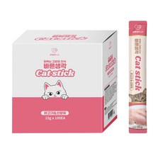 바른생각 고양이 스틱 100p, 1.5kg, 1개, 혼합맛(닭고기/산양유) 1.5kg, 1개, 혼합맛(닭고기/산양유)