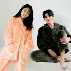 테라우드 융털 후리스 포켓 수면잠옷 상하의 2종 세트