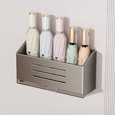 Make Mine 磁吸式排水免鑽孔玄關雨傘架, 灰色, 1個