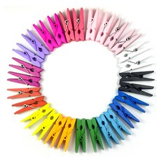 小木夾 4.5cm, 01多彩, 100個