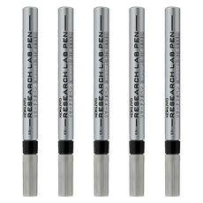 KOKUYO 國譽 實驗室專用油性簽字筆 耐酒精, 黑色, 5支