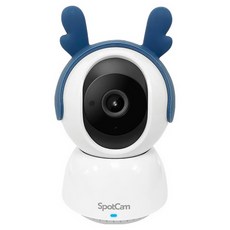 SpotCam 2K高畫質寵物攝影機/寵物監視器/自動追蹤寵物/寵物監控/貓狗叫偵測/寵物互動攝影機, 1個, Mibo