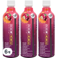 Declen DD Tok ABC 果汁, 6個, 500ml