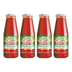 디벨라 토마토 퓨레 파스타 피자 스프 소스, 680g, 4개