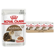 ROYAL CANIN 法國皇家 台灣公司貨 老貓專用濕糧A30+12W, 85g, 12包