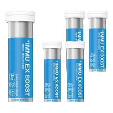 IMMU BOOST 博世特 強效益木發泡飲 (檸檬口味), 10顆, 5罐