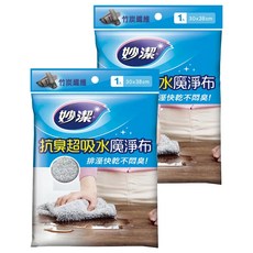 妙潔 抗臭超吸水魔淨布, 2袋