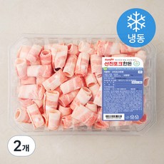 선진포크 한돈 대패 삼겹살 (냉동), 1kg, 2개