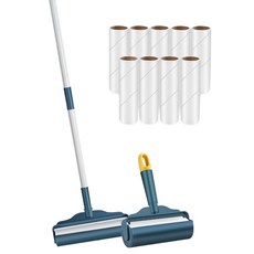 麻雀屋長度調節對角切割膠帶清潔劑 Doldol + 10 個補充裝, 藍色, 本產品（16CM/藍色）+10個筆芯