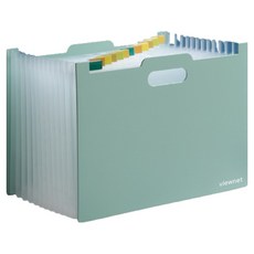 Beuneu VWY直立式文件整理箱 13格 A, 綠色