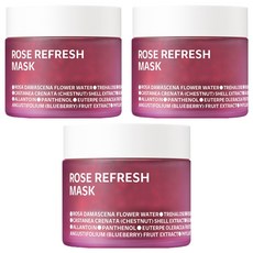 ISOI 伊所愛 保加利亞玫瑰煥白水洗面膜 80g, 1罐, 3罐