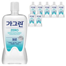 가그린 제로 구강청결제, 1.2L, 8개