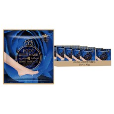 LAURA-MIER 勞拉蜜兒 滋養護甲嫩白足膜, 1組, 40g, 10片