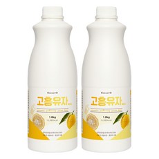 엔칸토 고흥 유자 음료베이스, 1.8kg, 2개