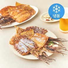 해맑은푸드 부드러운 마른오징어 (냉동), 550g(5미), 1개
