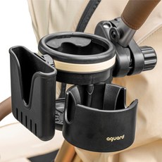 aguard 嬰兒車杯架, 黑色, 1個