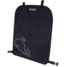 Venton 汽車座椅防踢墊, 黑色, 1個