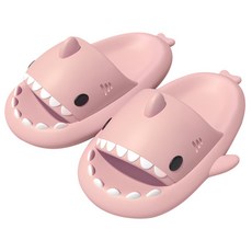 可愛鯊魚造型室內防滑兒童拖鞋